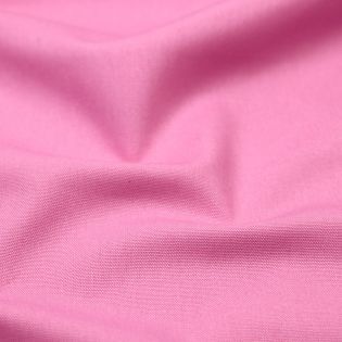 Baumwoll - Canvas - uni - rosa