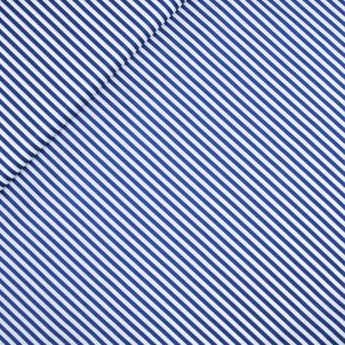 Blusenstoff - Streifen - blau 
