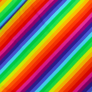 Baumwolljersey - Regenbogen - Streifen - bunt