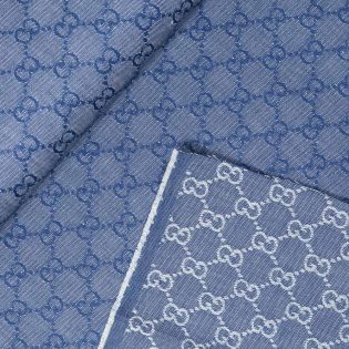 Jeans - Doubleface - Ketten groß - blau