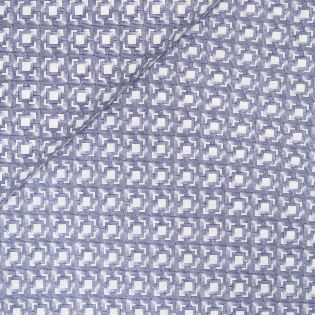 Reines Leinen - Ethno - blau