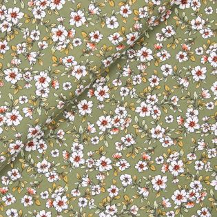 Tencel™ - Modaljersey - Blumenwiese - grün