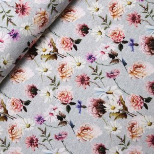 Sweatshirt - digital - Blumenwiese