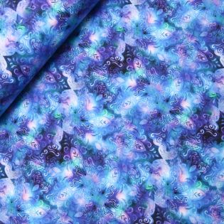 Sweatshirt - digital - Wirbelsturm - lila, blau