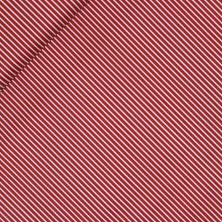 Baumwolle - Streifen 4mm/2mm - rot