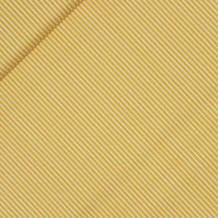 Baumwolle - Streifen 4mm/2mm - gelb