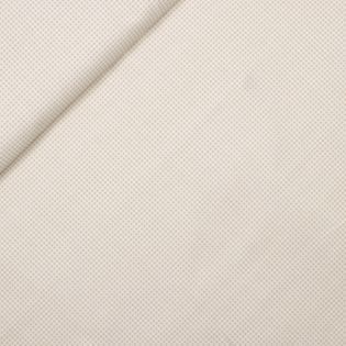 Baumwolle - bedruckt -vichy - beige - weiss