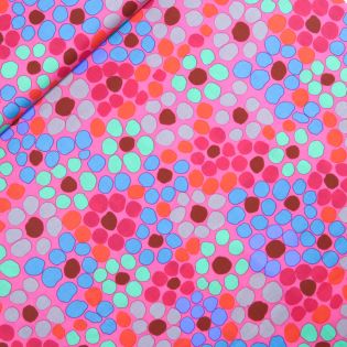 Patchwork - Baumwolle - Kaffe Fassett - Free Spirit - Flower Dot - pink