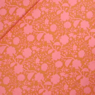 Patchwork - Baumwolle - Tula Pink - True Colors - Free Spirit - Wild Flower - rosa, orange