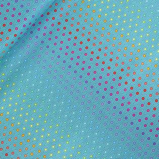 Patchwork - Baumwolle - Tula Pink - true Colors - Hexy Rainbow