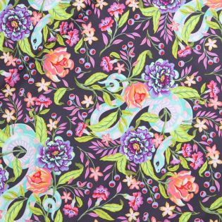 Patchwork - Baumwolle - Tula Pink - Moon Garden - Free Spirit - Hissy Fit