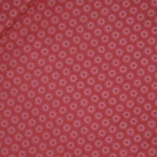 Baumwolle - moderne Blümchen - rot