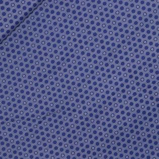 Baumwolle - kleine Wabe - royalblau