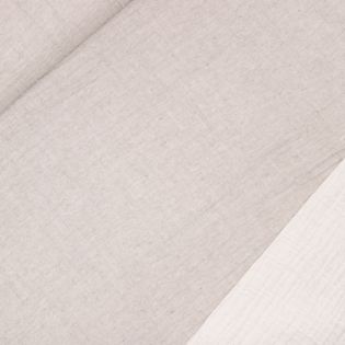 Musselin - 4-lagig - recycelt - melange - sand