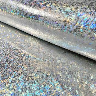 Lame - Reptilien - silber