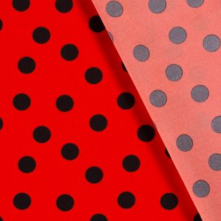 Burlington - große Punkte - rot - schwarz