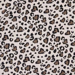 Ripcord - bedruckt - Leo - beige