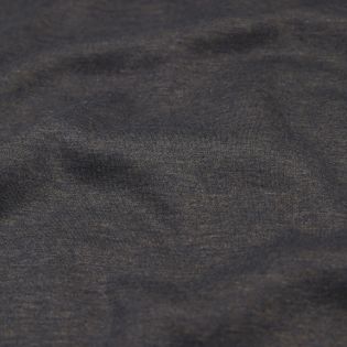 Sweatshirt - uni - melange - dunkelbraun