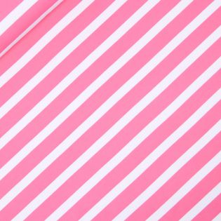 French Terry - Sommersweat - extrabreit - Streifen - pink