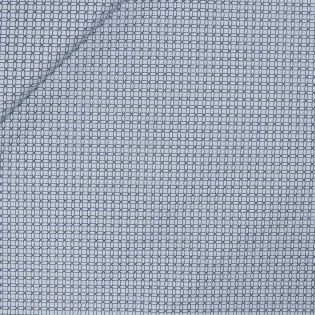 Baumwolle - Popeline - grafische kleine Kreise - hellblau