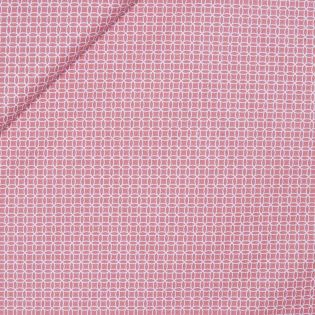 Baumwolle - Popeline - grafische kleine Kreise - rosa