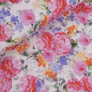 Baumwolle - Mesh - Rosengarten