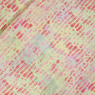 Patchwork - Baumwolle -  Aquarelltupfen - lindgrün