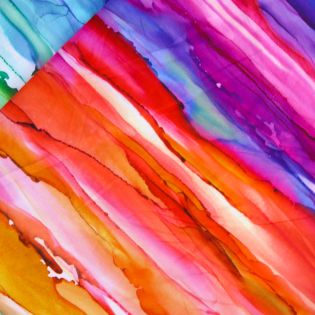 Patchwork - Baumwolle - Regenbogenfall