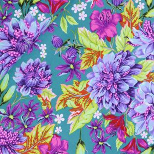 Patchwork - Baumwolle - Tula Pink - Untamed - Hello Dahlia - bunt