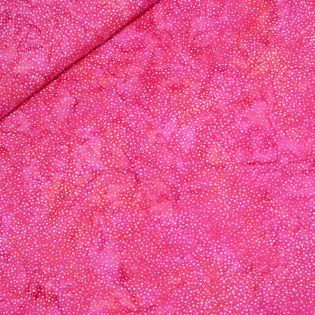 Patchwork - Baumwolle - handgebatikt - pink