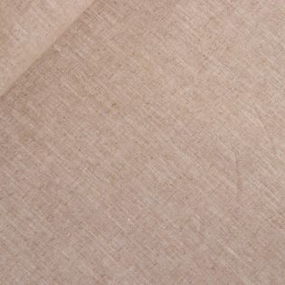 Reines Leinen - vorgewaschen - uni - sand