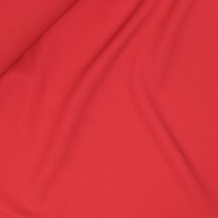 Light Crepe - uni - rot