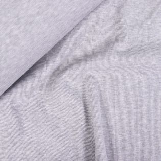 Rippenbündchen - extra breit - hellgrau 