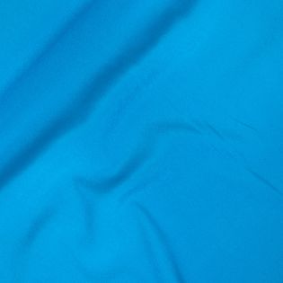 Satin Crepe - uni - türkisblau