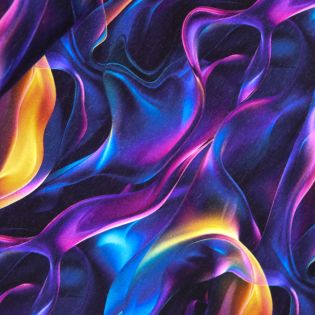 Sweatshirt - Neon  Flammen - bunt