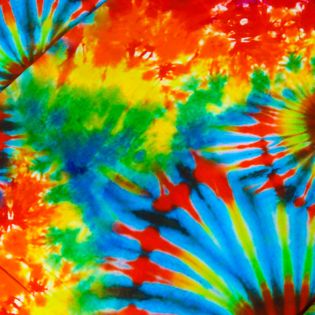 Viskose - Farbenrausch Tie-Dye - bunt