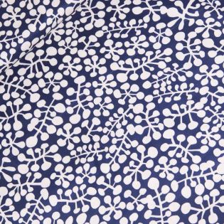 Viskose - Zeitloser Stil - blau 