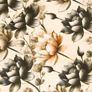 Leinen - Viskose - Lotus Eleganz - beige 