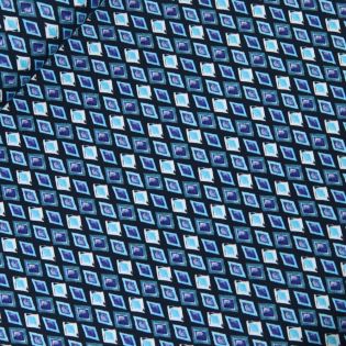 Baumwolljersey - Blue Diamond - blau