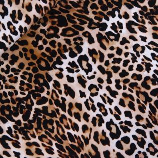 Baumwolljersey - Leopardenmuster " Classic "