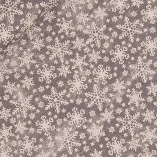 Dekostoff - Weihnachten - Schneefall