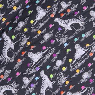 Patchwork - Baumwolle - Tula Pink - Graywork - Seal the Deal - grau