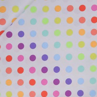 Patchwork - Baumwolle - Tula Pink - True Colors - Disco Poms - bunt