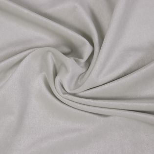 Baumwollsamt - uni - creme