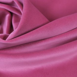 Baumwollsamt - uni - pink