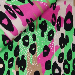 Rippenjersey - Leo - bunt