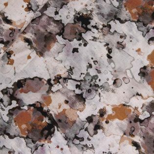 Viskose - Leinen - aquarell - naturfarben