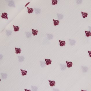 Baumwolle - Musselin - gestickte Ornamente