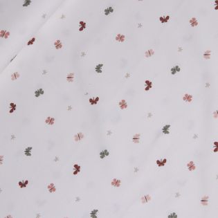 Baumwolljersey - kleine Schmetterlinge - bunt