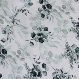 Rippenjersey - zarter Eukalyptus